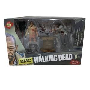 McFarlane The Walking Dead Morgan With Impaled Walker Action Figure Set 12+ NEW